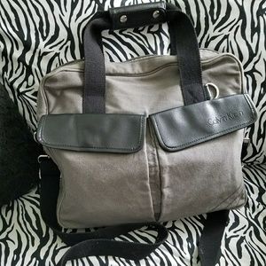 Calvin Klein laptop canvas bag